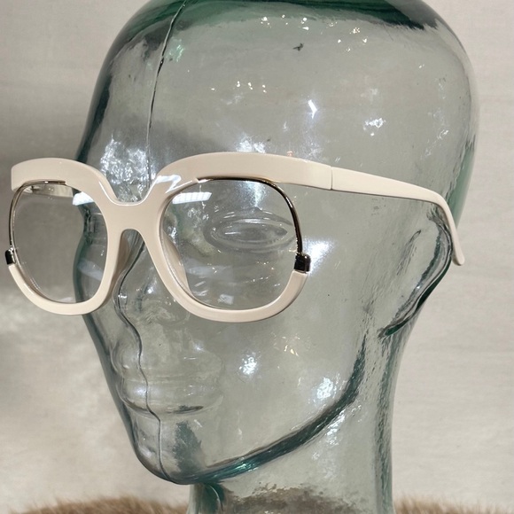 White Women's Glasses - Picture 3 of 3